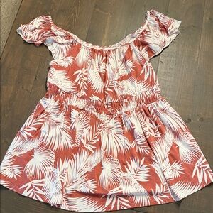 Torrid Supersoft Knit Flutter Palm Flowy Top